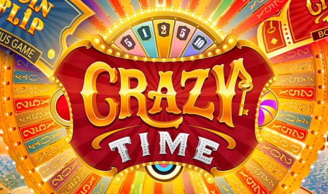 Crazy Time logo – Live Shows by Evolution at Winnita