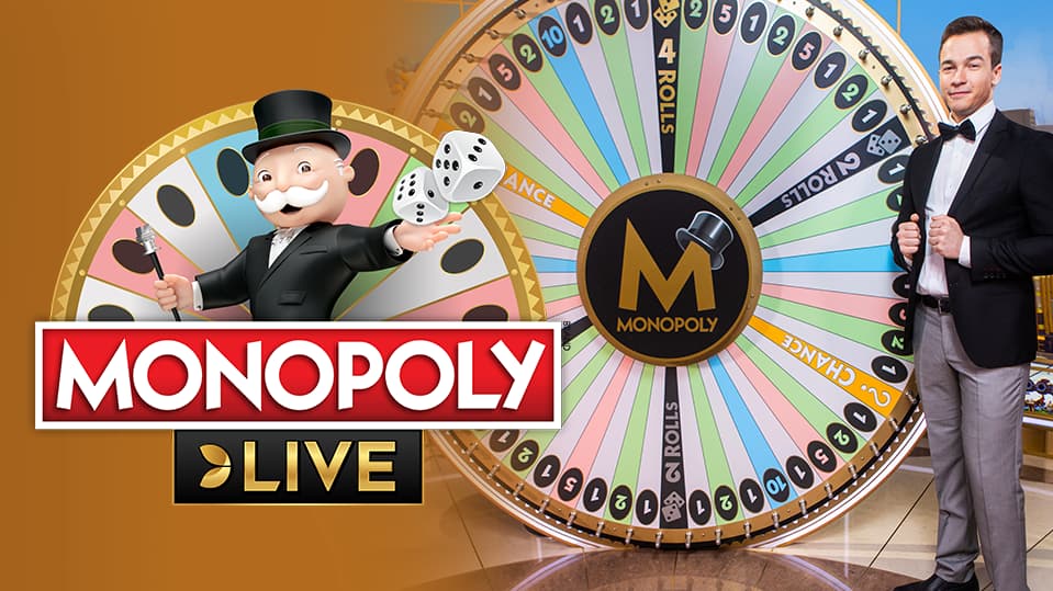 Monopoly Live slot visual from Evolution available on winnitacasinoit.com